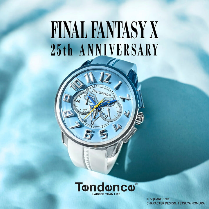 テンデンス FINAL FANTASY X 25周年記念 限定モデル ティーダ TY146110 メンズ クオーツ 電池式 シリコンバンド