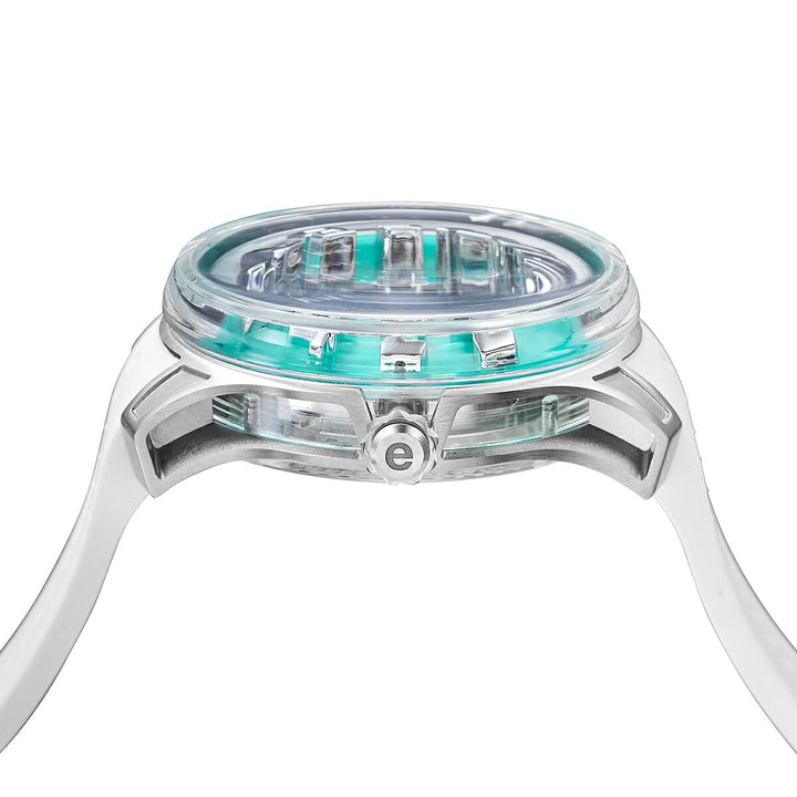 テンデンス K9 Tourbillion トゥールビリオン 限定モデル 第4弾 TY230006 メンズ 機械式 手巻き シリコンバンド ライトブルー