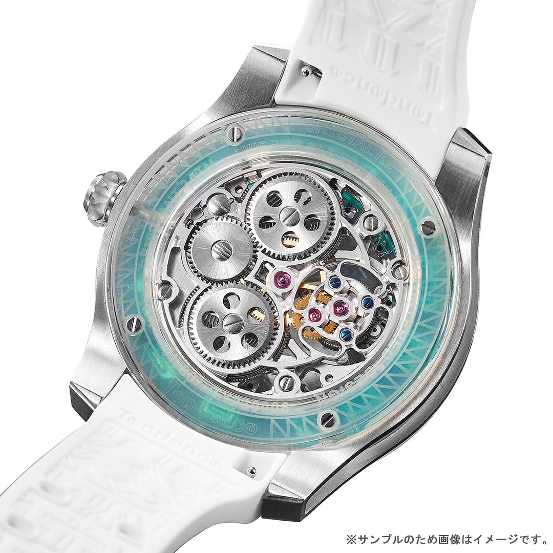 テンデンス K9 Tourbillion トゥールビリオン 限定モデル 第4弾 TY230006 メンズ 機械式 手巻き シリコンバンド ライトブルー