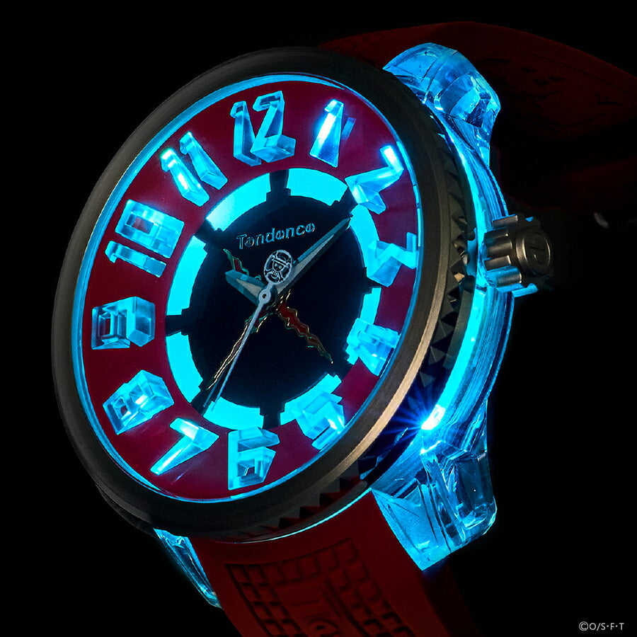 テンデンス ワンピース コラボレーションモデル モンキー・D・ルフィ TY532021 メンズ クオーツ 電池式 シリコンバンド