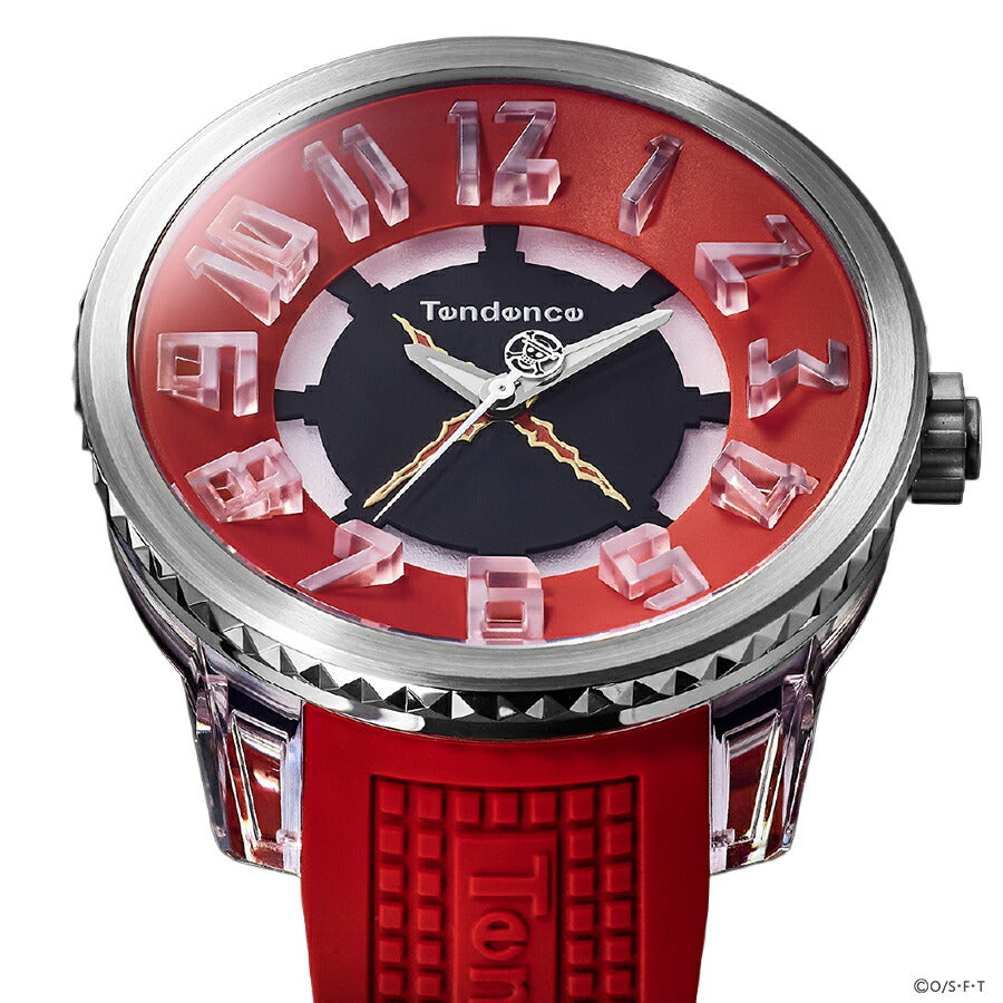 テンデンス ワンピース コラボレーションモデル モンキー・D・ルフィ TY532021 メンズ クオーツ 電池式 シリコンバンド