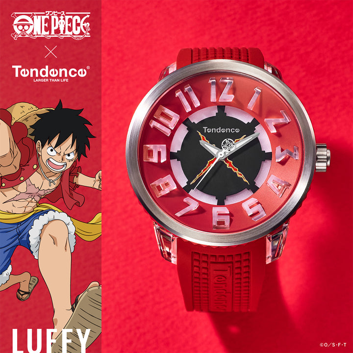 テンデンス ワンピース コラボレーションモデル モンキー・D・ルフィ TY532021 メンズ クオーツ 電池式 シリコンバンド