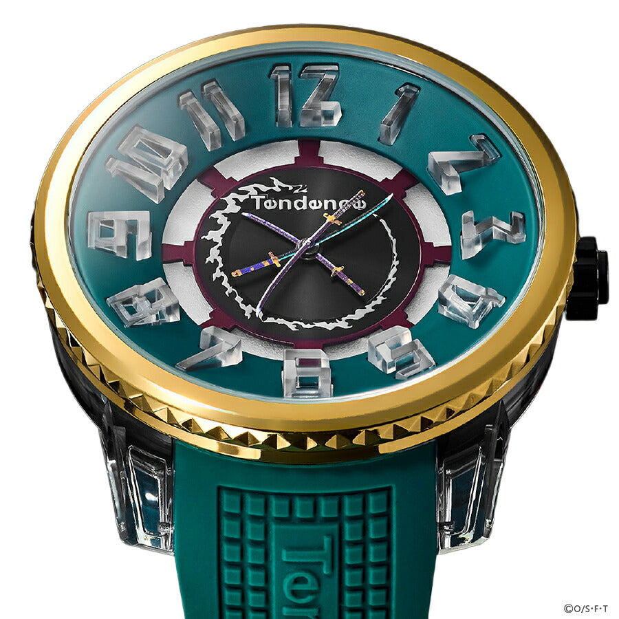 テンデンス ワンピース コラボレーションモデル ロロノア・ゾロ TY532022 メンズ クオーツ 電池式 シリコンバンド