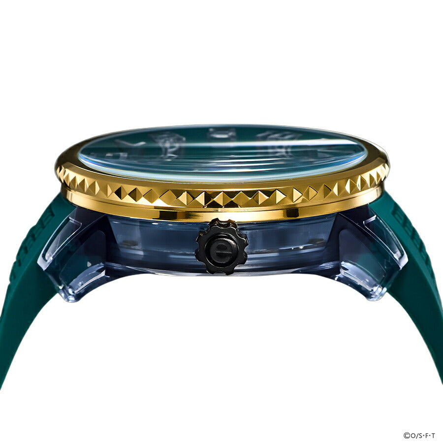 テンデンス ワンピース コラボレーションモデル ロロノア・ゾロ TY532022 メンズ クオーツ 電池式 シリコンバンド