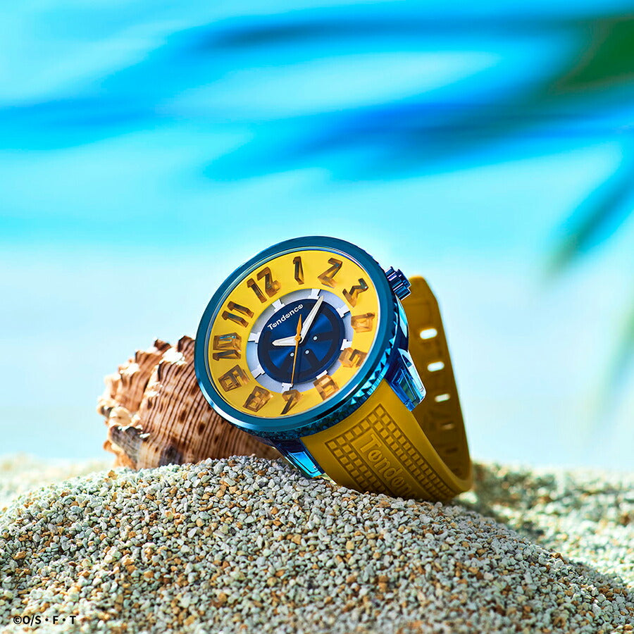 テンデンス ワンピース コラボレーションモデル ウソップ TY532023 メンズ クオーツ 電池式 シリコンバンド