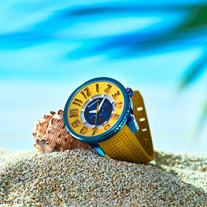 テンデンス ワンピース コラボレーションモデル ウソップ TY532023 メンズ クオーツ 電池式 シリコンバンド