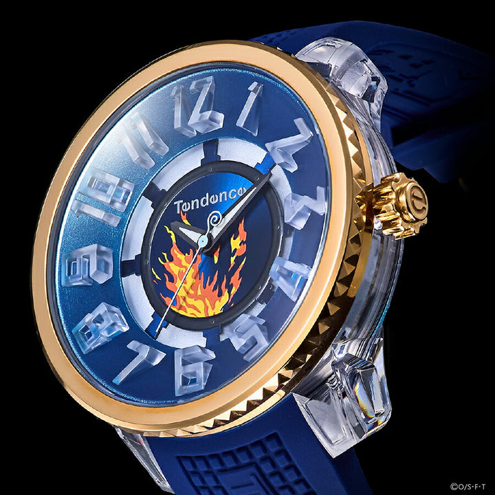 テンデンス ワンピース コラボレーションモデル サンジ TY532024 メンズ クオーツ 電池式 シリコンバンド