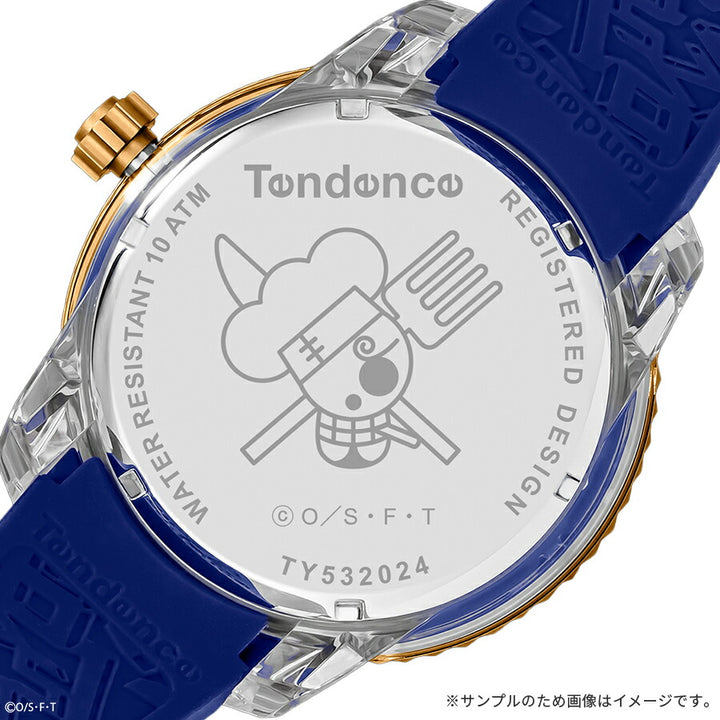 テンデンス ワンピース コラボレーションモデル サンジ TY532024 メンズ クオーツ 電池式 シリコンバンド