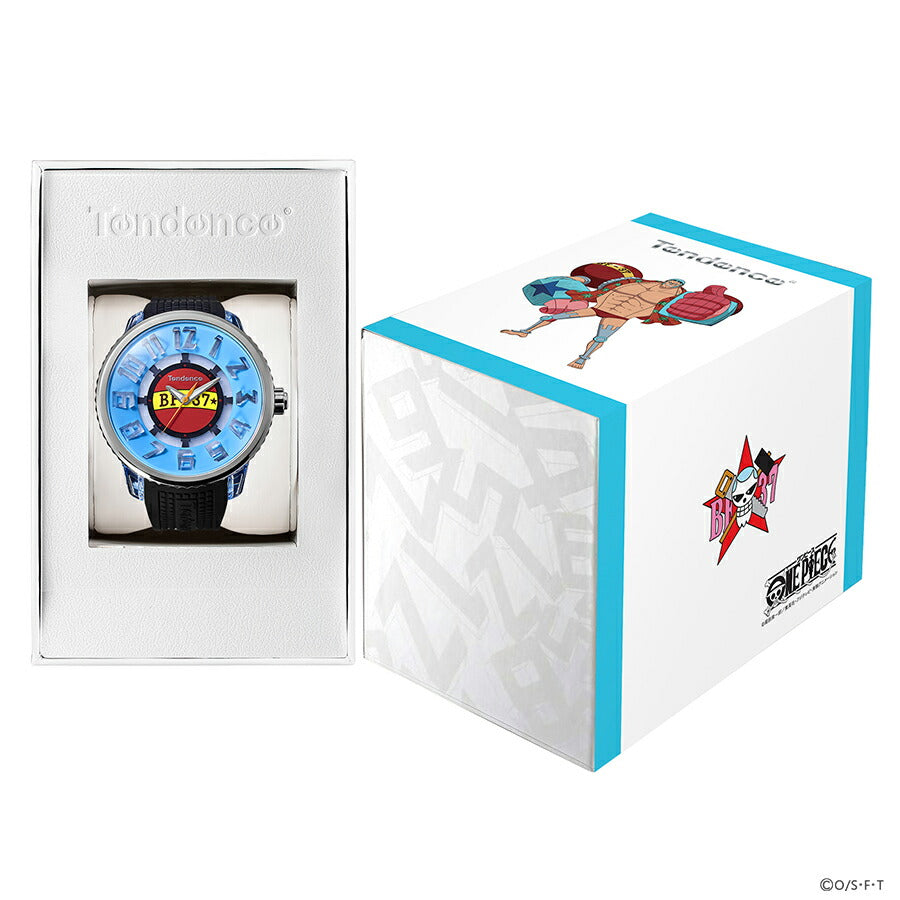 テンデンス ワンピース コラボレーションモデル フランキー TY532028 メンズ クオーツ 電池式 シリコンバンド