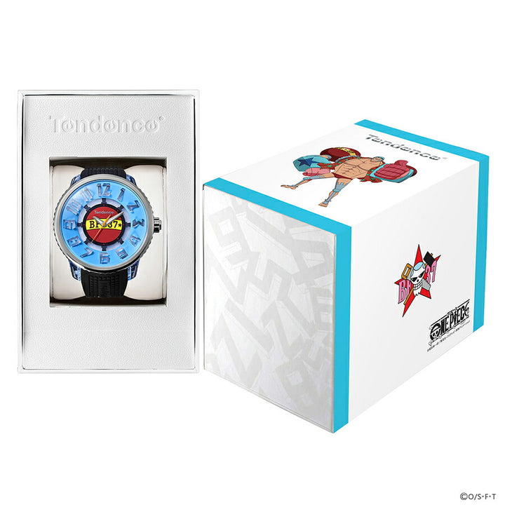 テンデンス ワンピース コラボレーションモデル フランキー TY532028 メンズ クオーツ 電池式 シリコンバンド