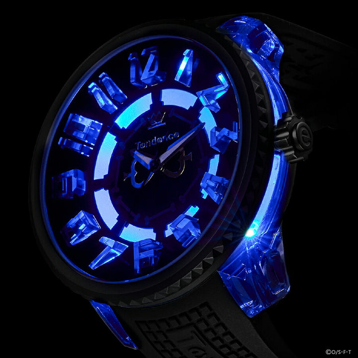 テンデンス ワンピース コラボレーションモデル ブルック TY532029 メンズ クオーツ 電池式 シリコンバンド