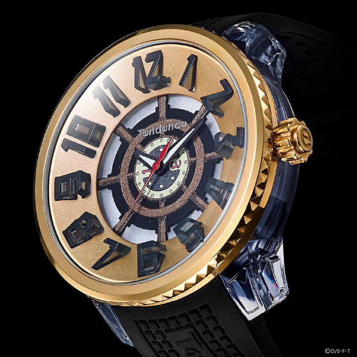 テンデンス ワンピース コラボレーションモデル ジンベエ TY532030 メンズ クオーツ 電池式 シリコンバンド