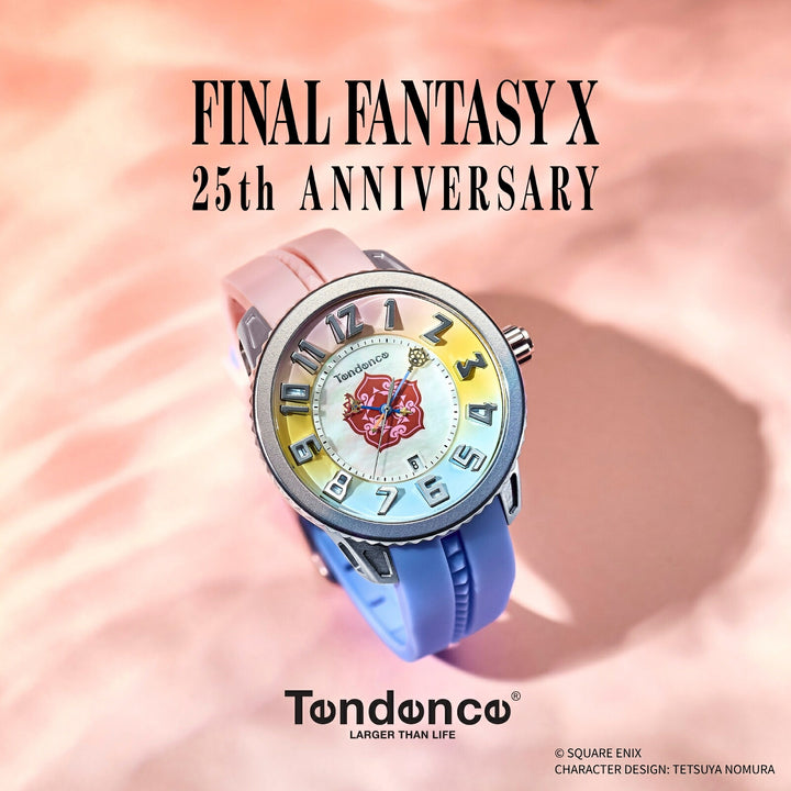 テンデンス FINAL FANTASY X 25周年記念 限定モデル ユウナ TY933010 メンズ レディース クオーツ 電池式 シリコンバンド
