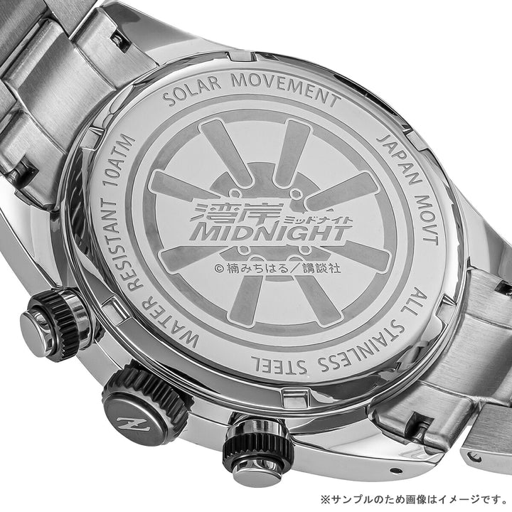 エンジェルクローバー 湾岸ミッドナイト コラボレーションモデル 朝倉アキオ 悪魔のZ フェアレディZ S30 WM40-Z メンズ ソーラー クロノグラフ ブルー