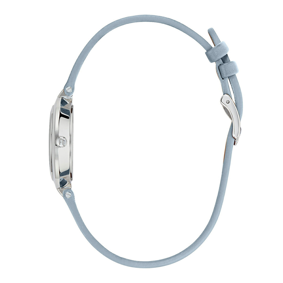 フルラ ロゴリンクス 3針 WW00006013L1 レディース クオーツ 電池式 サンレイダイヤル 革ベルト ブルー