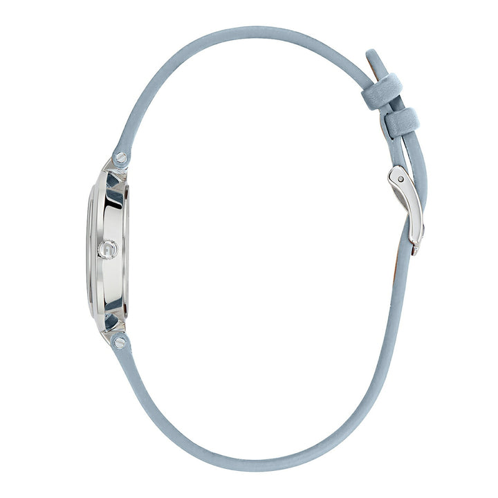 フルラ ロゴリンクス 3針 WW00006013L1 レディース クオーツ 電池式 サンレイダイヤル 革ベルト ブルー