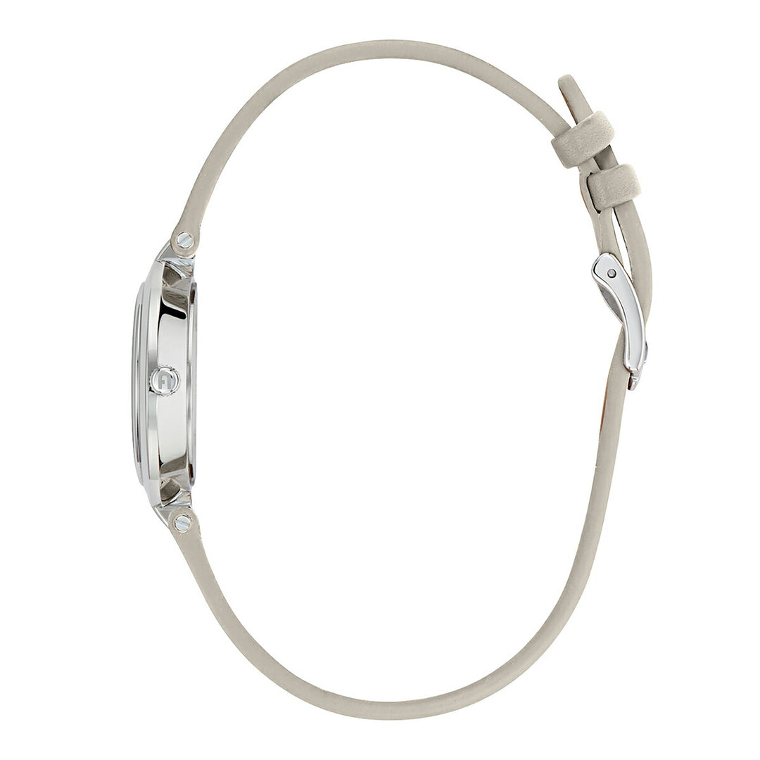 フルラ ロゴリンクス 3針 WW00006014L1 レディース クオーツ 電池式 サンレイダイヤル 革ベルト グレー