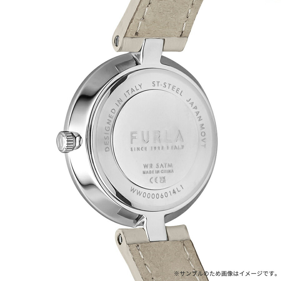 フルラ ロゴリンクス 3針 WW00006014L1 レディース クオーツ 電池式 サンレイダイヤル 革ベルト グレー