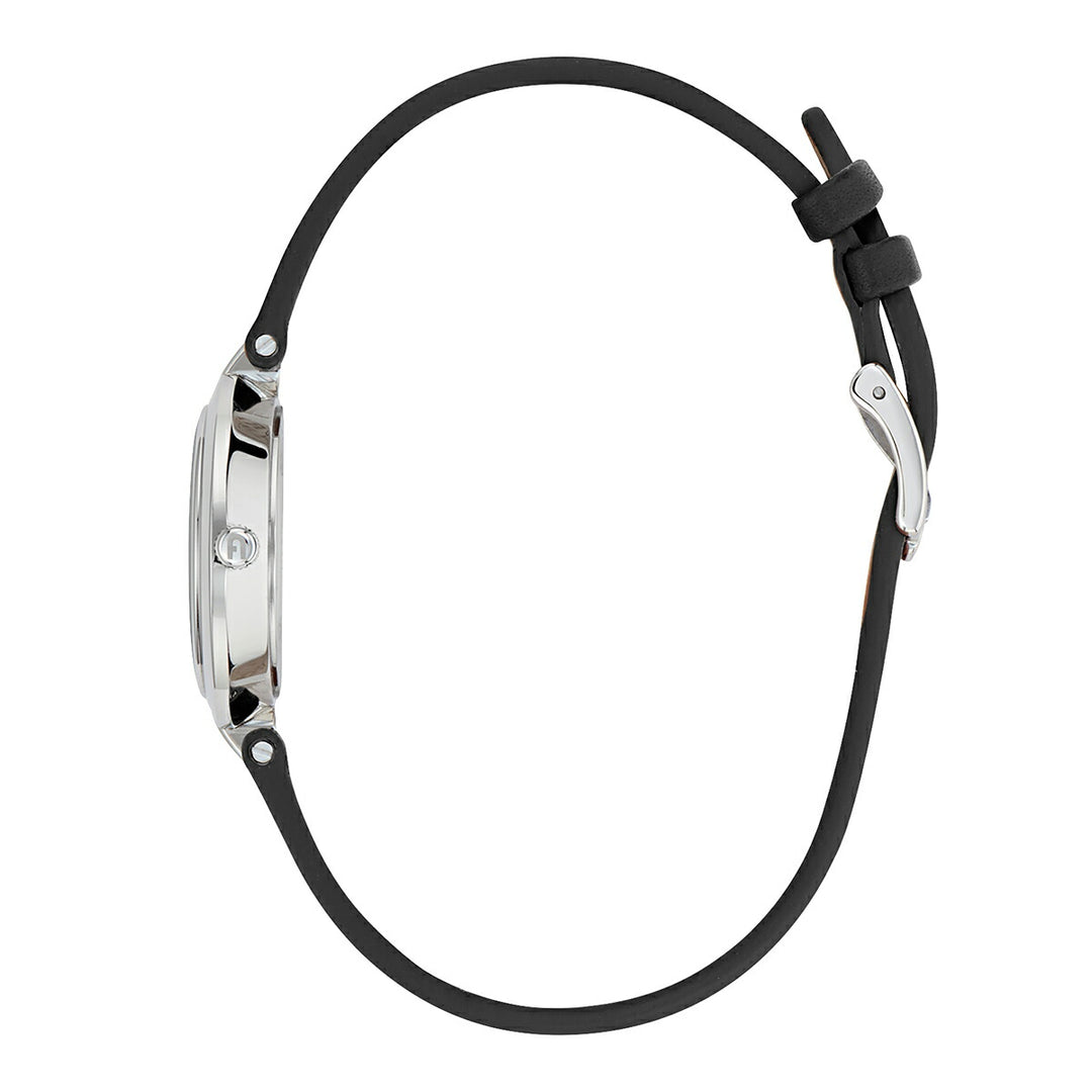 フルラ ロゴリンクス 3針 WW00006015L1 レディース クオーツ 電池式 サンレイダイヤル 革ベルト ブラック