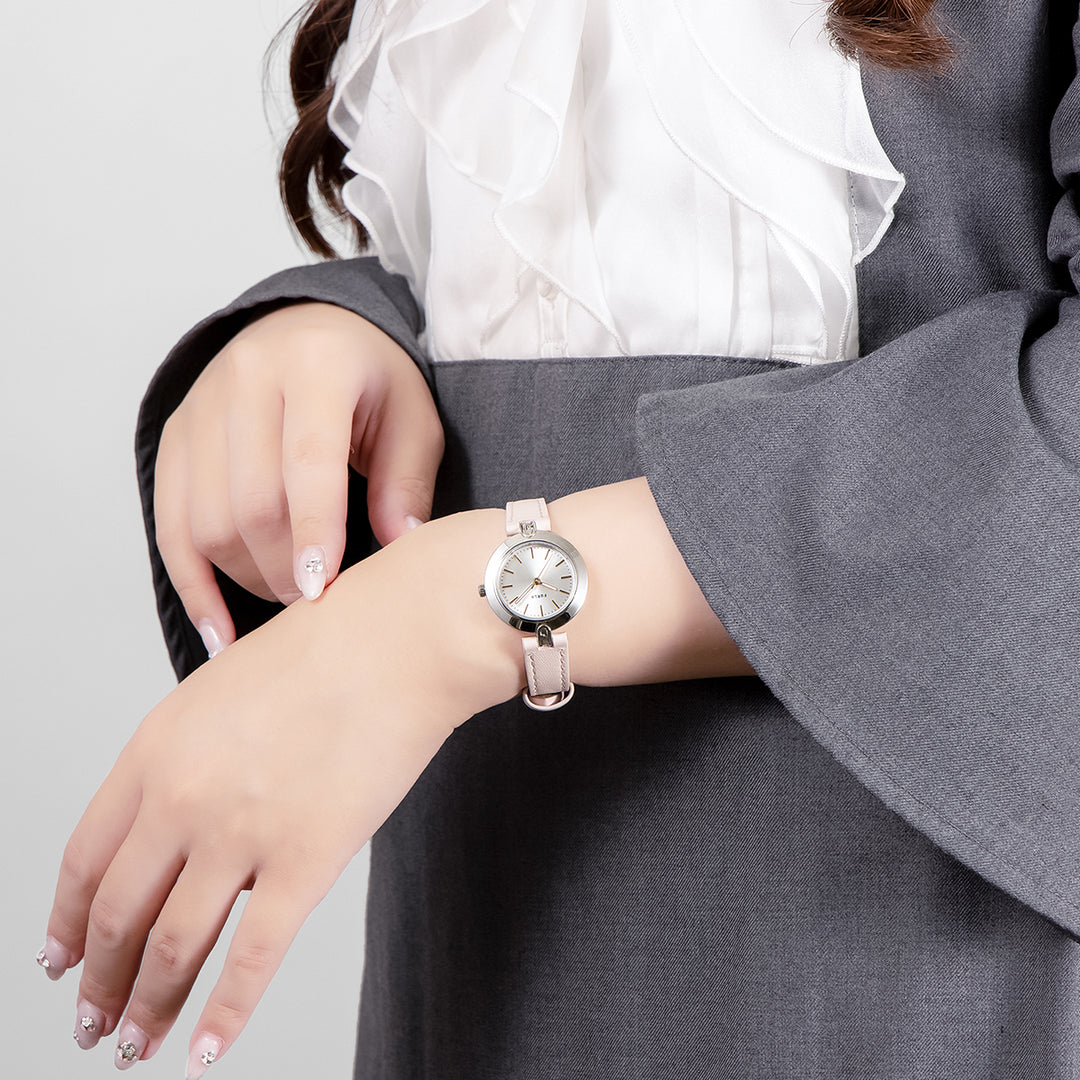 フルラ ロゴリンクス 3針 WW00006016L1 レディース クオーツ 電池式 サンレイダイヤル 革ベルト ピンク