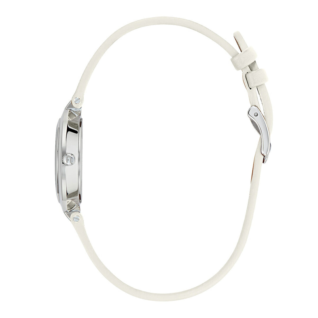 フルラ ロゴリンクス 3針 WW00006017L1 レディース クオーツ 電池式 サンレイダイヤル 革ベルト ホワイト