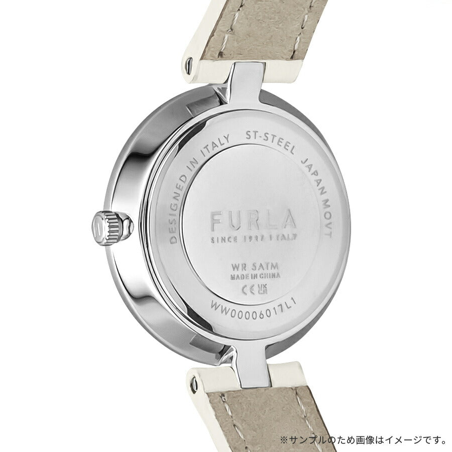 フルラ ロゴリンクス 3針 WW00006017L1 レディース クオーツ 電池式 サンレイダイヤル 革ベルト ホワイト