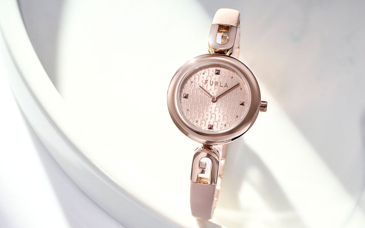 《6月21日発売》フルラ バングルレザー WW00010014L3 レディース 腕時計 クオーツ 電池式 2針 28mm 革ベルト ピンク
