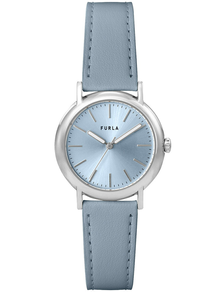 フルラ イージーシェイプ 3針 WW00024044L1 レディース クオーツ 電池式 サンレイダイヤル 革ベルト ブルー