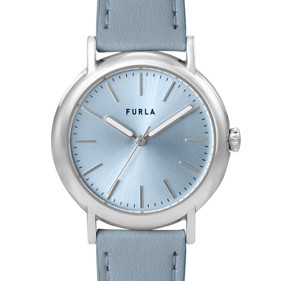 フルラ イージーシェイプ 3針 WW00024044L1 レディース クオーツ 電池式 サンレイダイヤル 革ベルト ブルー