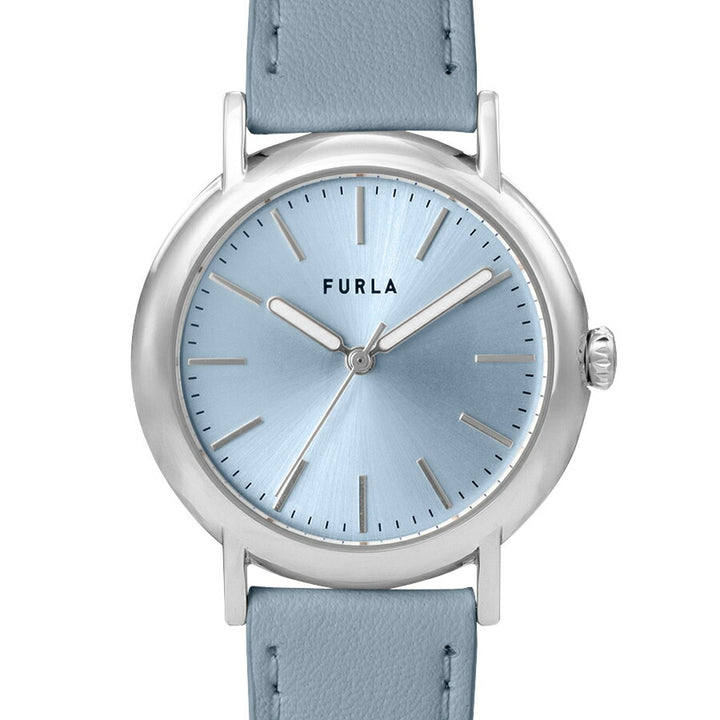 フルラ イージーシェイプ 3針 WW00024044L1 レディース クオーツ 電池式 サンレイダイヤル 革ベルト ブルー