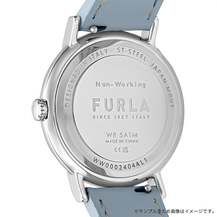 フルラ イージーシェイプ 3針 WW00024044L1 レディース クオーツ 電池式 サンレイダイヤル 革ベルト ブルー
