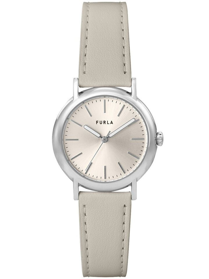 フルラ イージーシェイプ 3針 WW00024045L1 レディース クオーツ 電池式 サンレイダイヤル 革ベルト グレー