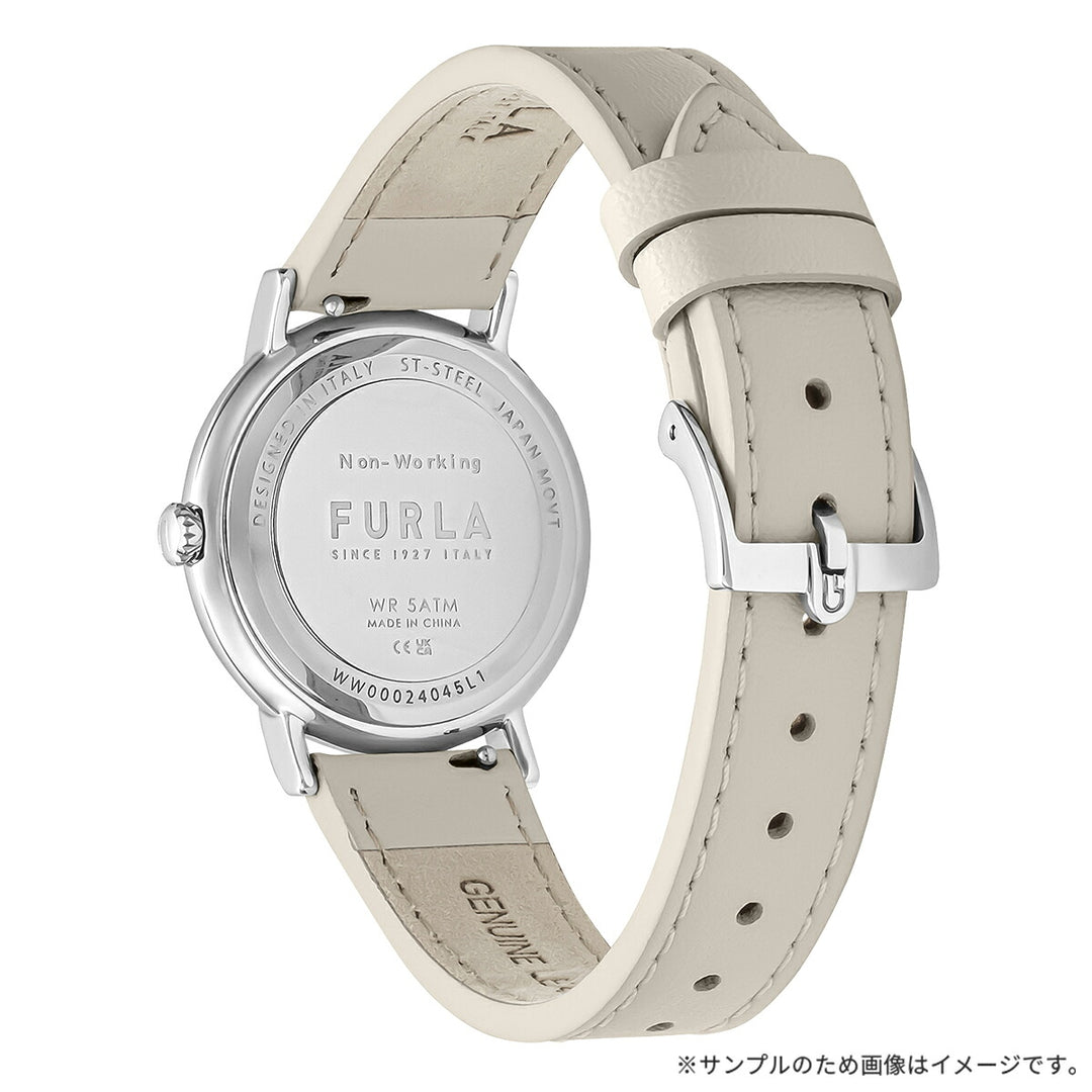 フルラ イージーシェイプ 3針 WW00024045L1 レディース クオーツ 電池式 サンレイダイヤル 革ベルト グレー