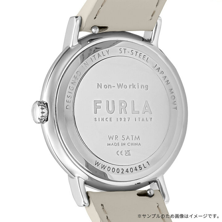 フルラ イージーシェイプ 3針 WW00024045L1 レディース クオーツ 電池式 サンレイダイヤル 革ベルト グレー