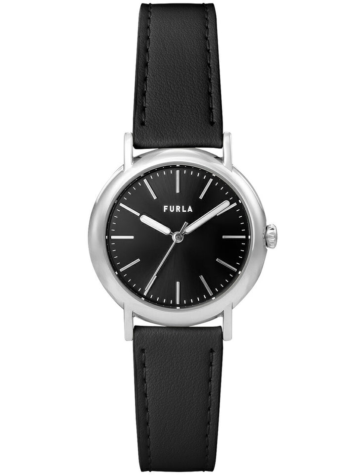 フルラ イージーシェイプ 3針 WW00024046L1 レディース クオーツ 電池式 サンレイダイヤル 革ベルト ブラック