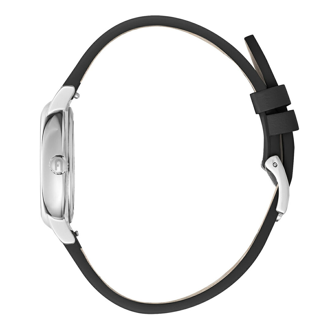 フルラ イージーシェイプ 3針 WW00024046L1 レディース クオーツ 電池式 サンレイダイヤル 革ベルト ブラック