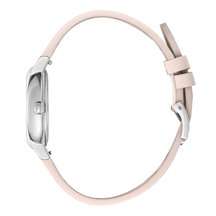 フルラ イージーシェイプ 3針 WW00024047L1 レディース クオーツ 電池式 サンレイダイヤル 革ベルト ピンク