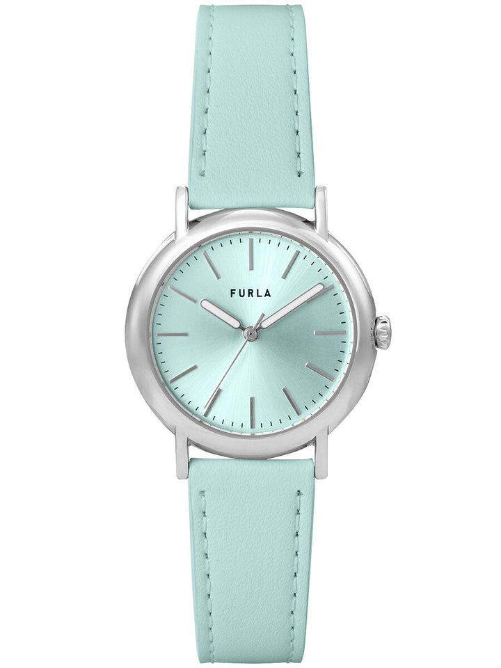 フルラ イージーシェイプ 3針 WW00024048L1 レディース クオーツ 電池式 サンレイダイヤル 革ベルト ライトブルー