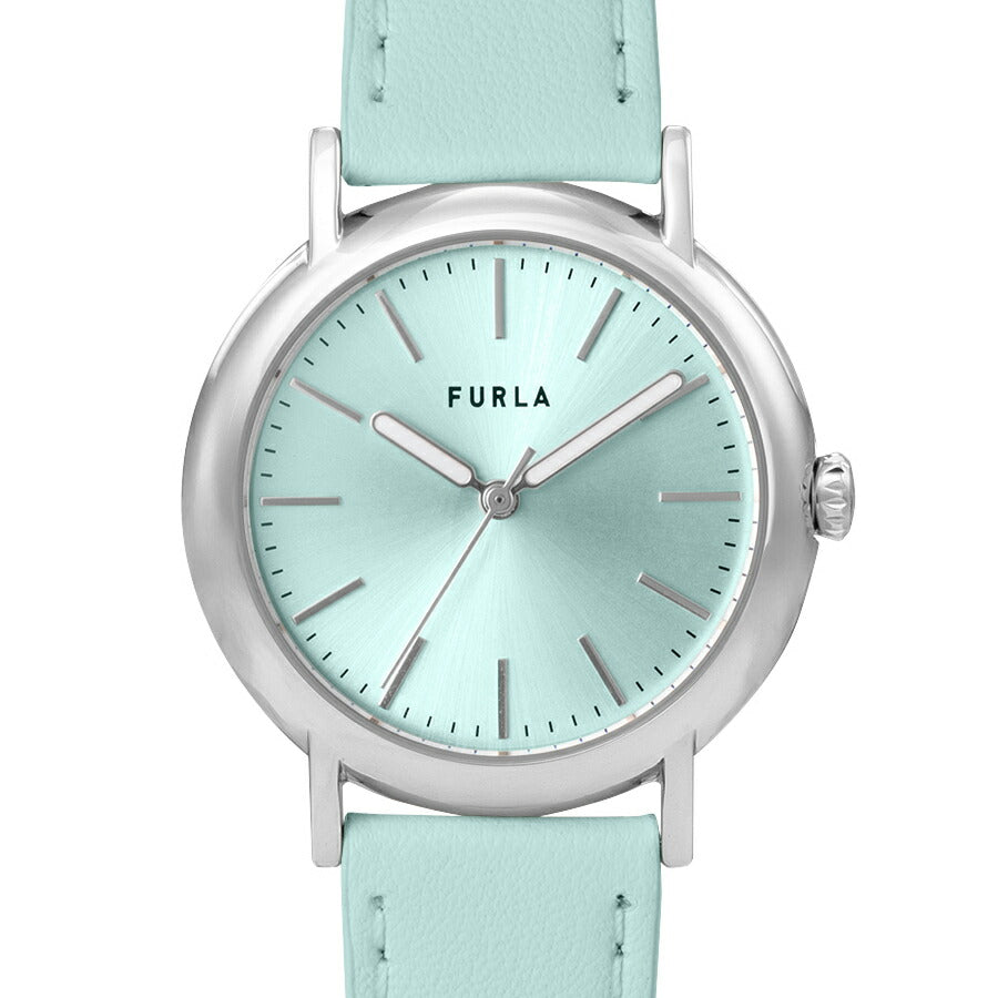 フルラ イージーシェイプ 3針 WW00024048L1 レディース クオーツ 電池式 サンレイダイヤル 革ベルト ライトブルー