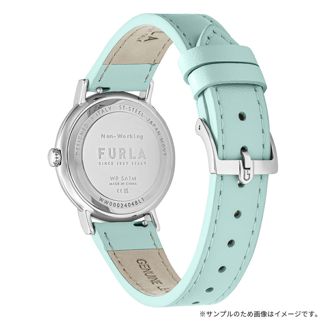 フルラ イージーシェイプ 3針 WW00024048L1 レディース クオーツ 電池式 サンレイダイヤル 革ベルト ライトブルー