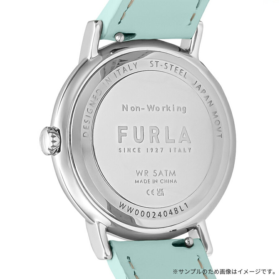 フルラ イージーシェイプ 3針 WW00024048L1 レディース クオーツ 電池式 サンレイダイヤル 革ベルト ライトブルー