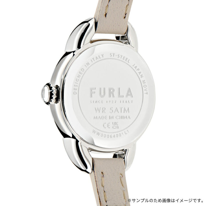 フルラ ミニシェイプ 2針 グレージュ WW00064001L1 レディース クオーツ 電池式 サンレイダイヤル 革ベルト