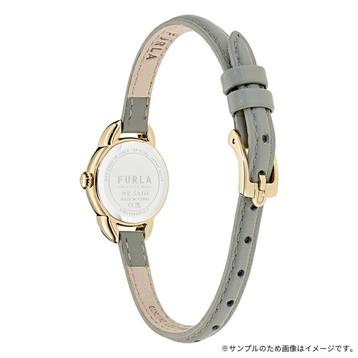 フルラ ミニシェイプ 2針 グレー WW00064002L2 レディース クオーツ 電池式 サンレイダイヤル 革ベルト