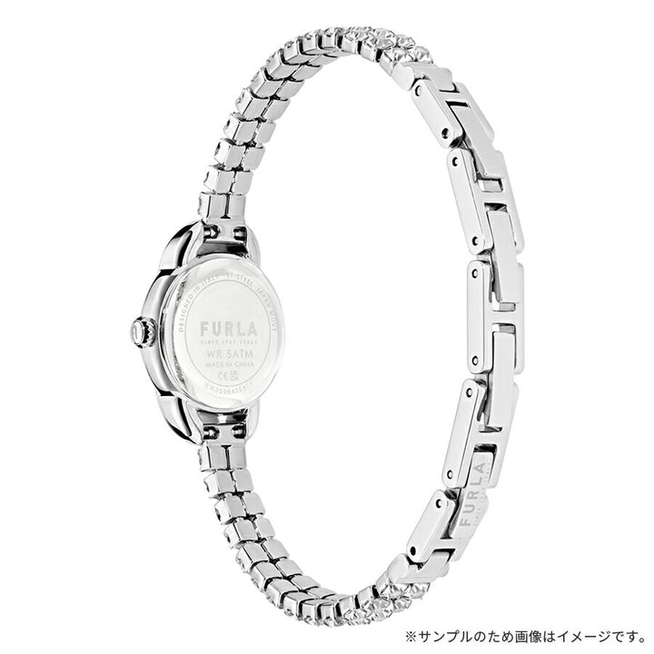 フルラ ミニシェイプ 2針 クリスタルチェーン WW00064009L1 レディース クオーツ 電池式 サンレイダイヤル シルバー