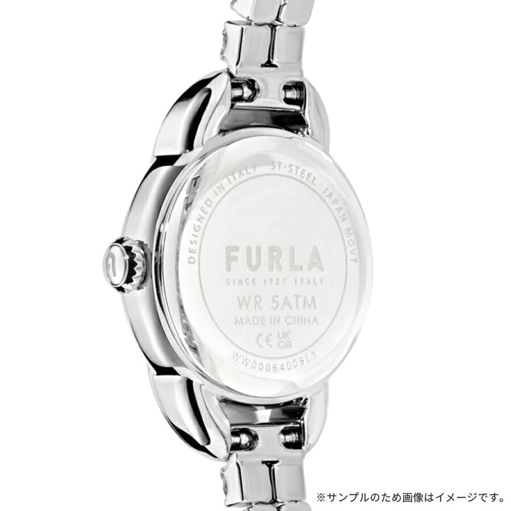 フルラ ミニシェイプ 2針 クリスタルチェーン WW00064009L1 レディース クオーツ 電池式 サンレイダイヤル シルバー
