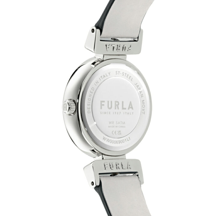 フルラ ツイスト 2針 WW00069001L1 レディース クオーツ 電池式 リバーシブル 革ベルト ブラック ホワイト