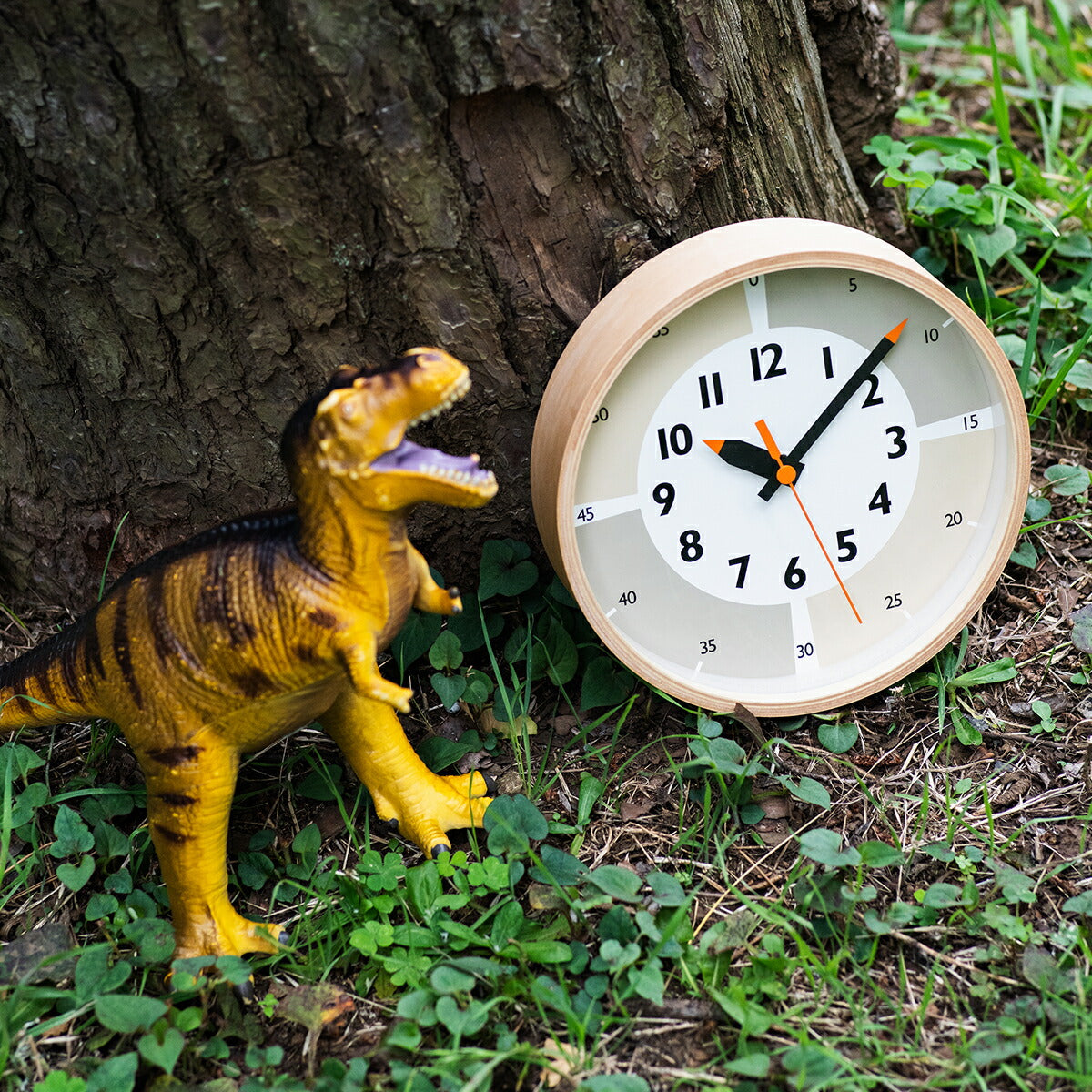タカタレムノス 掛け時計 fun pun clock with color! ふんぷんくろっく