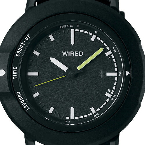 セイコー ワイアード ツーダブ WW タイムコネクト AGAB401 メンズ 腕時計 クオーツ ブラック Bluetooth
