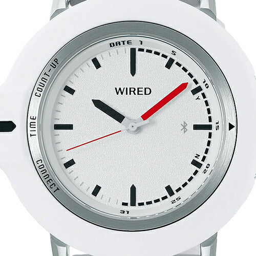 セイコー ワイアード ツーダブ WW タイムコネクト AGAB402 メンズ 腕時計 クオーツ ホワイト Bluetooth