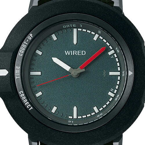 セイコー ワイアード ツーダブ WW タイムコネクト AGAB405 メンズ 腕時計 クオーツ ダークグリーン Bluetooth